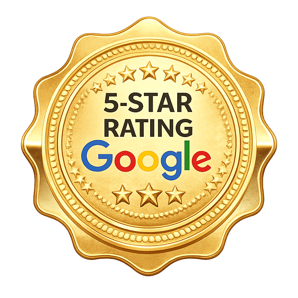 Five-star Google rating