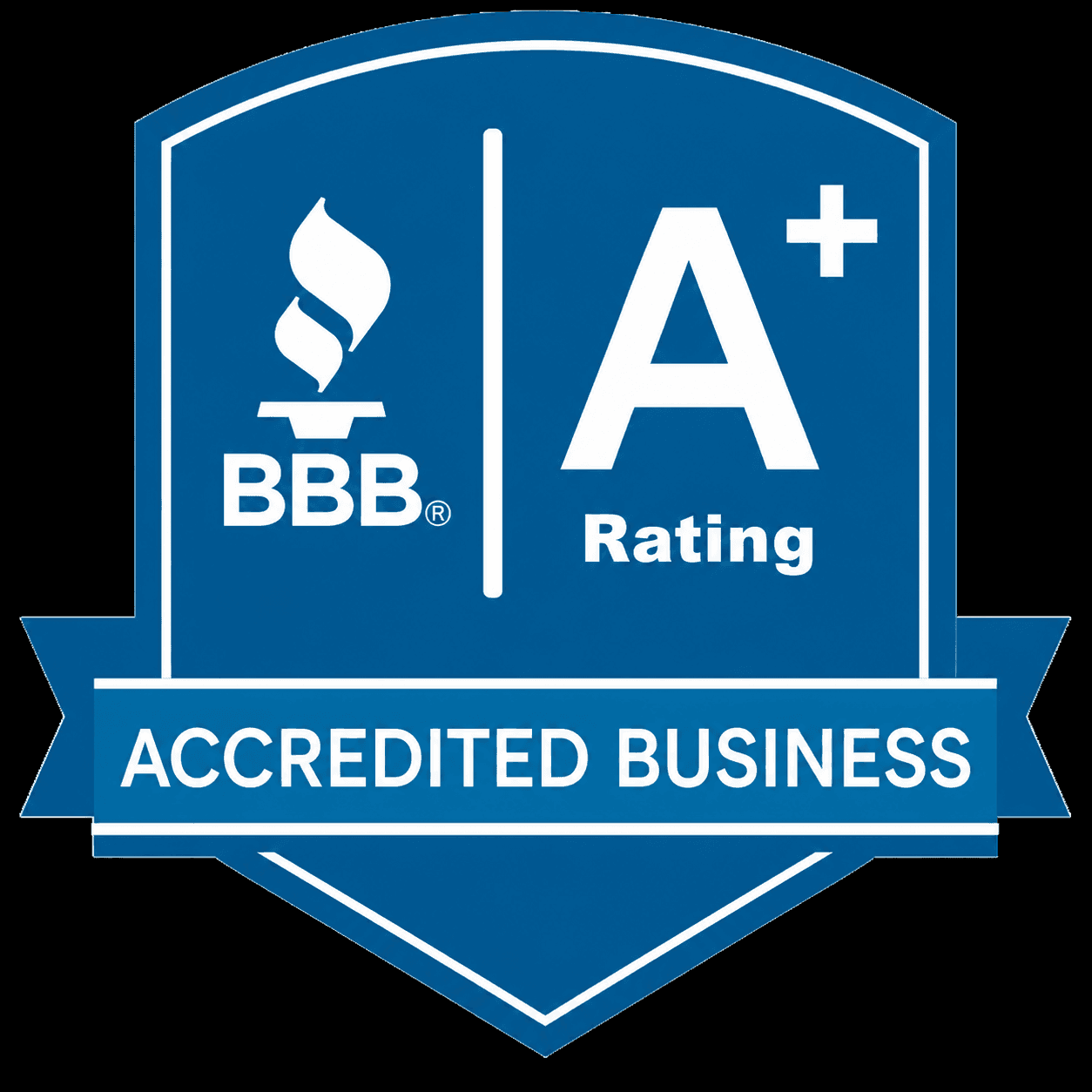 BBB accredited business with A plus rating