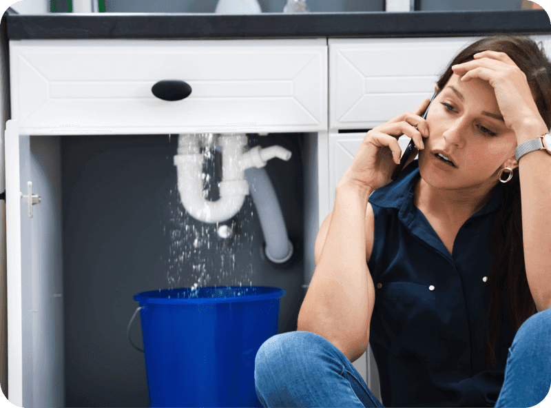 Drain service technician