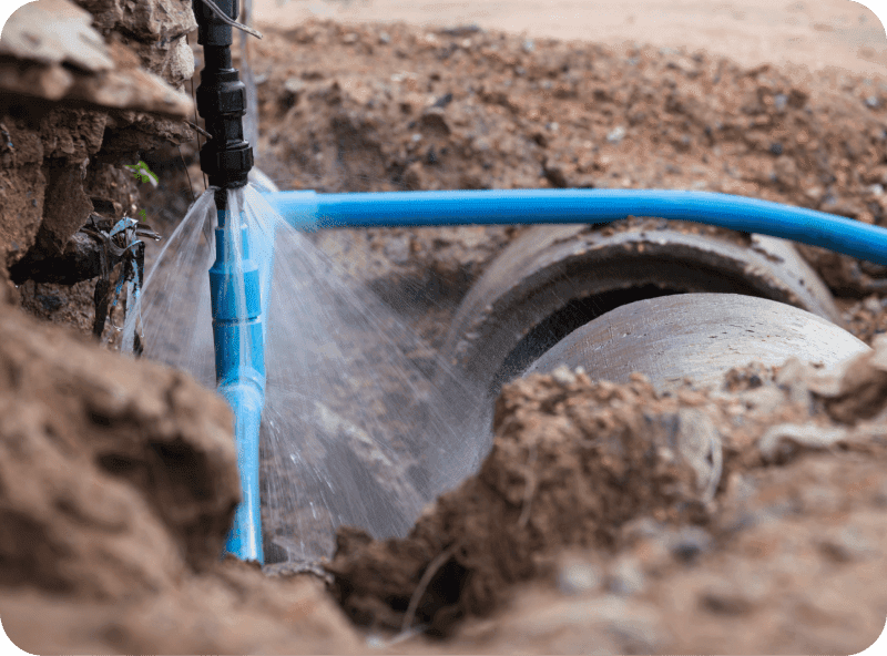 Pipe Bursting Water Line